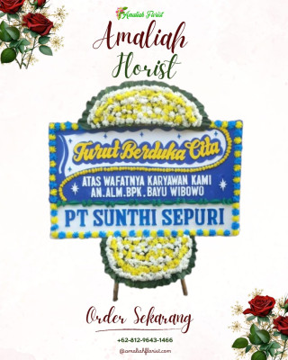 Papan Bunga Duka di Panularan